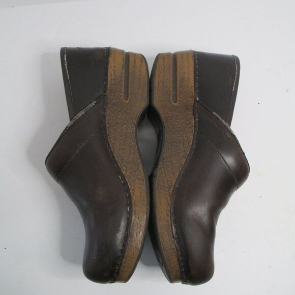 Dansko Brown Leather Professional Comfort Slip-On Clog Size EUR 39 US 8.5 - Picture 12 of 16